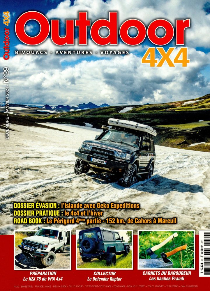 Numéro 29 magazine Outdoor 4x4