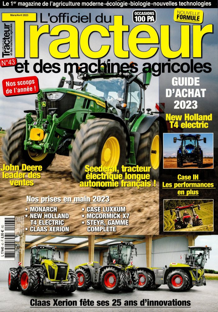 Numéro 43 magazine L'Officiel du Tracteur Et des Machines Agricoles