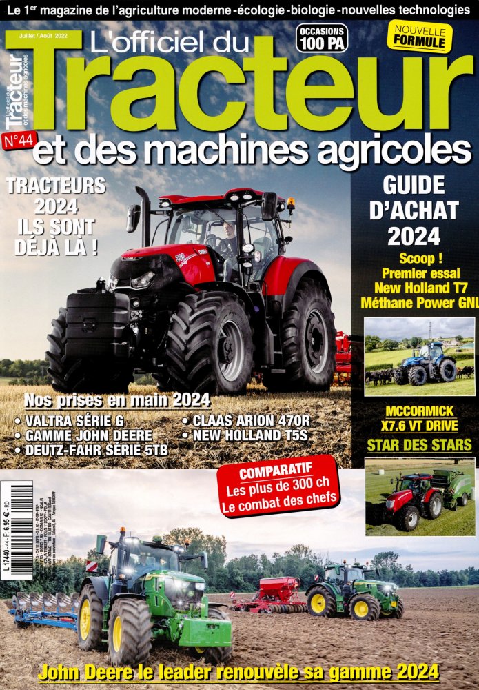 Numéro 44 magazine L'Officiel du Tracteur Et des Machines Agricoles
