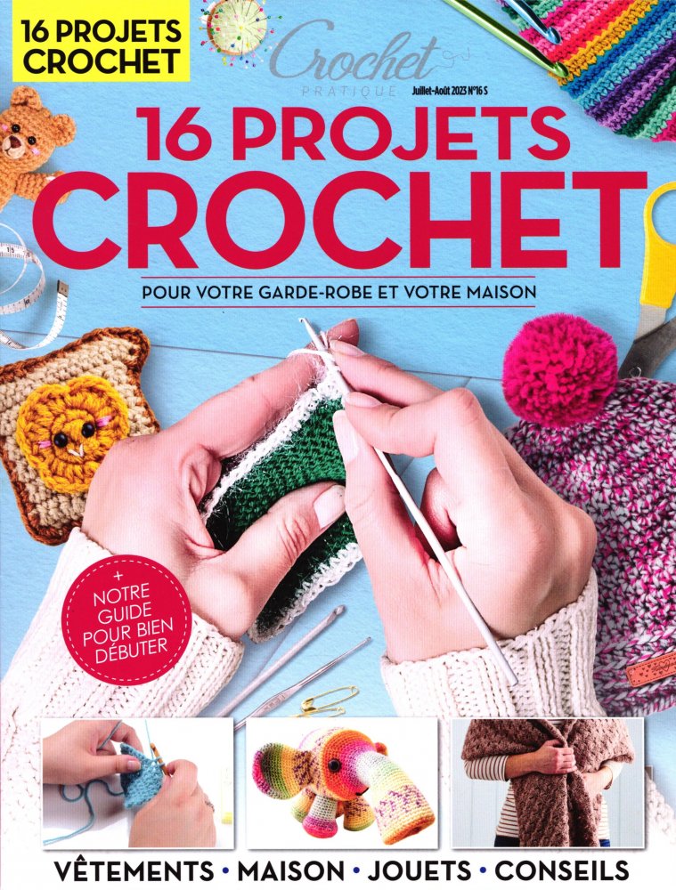 Numéro 16 magazine Crochet pratique