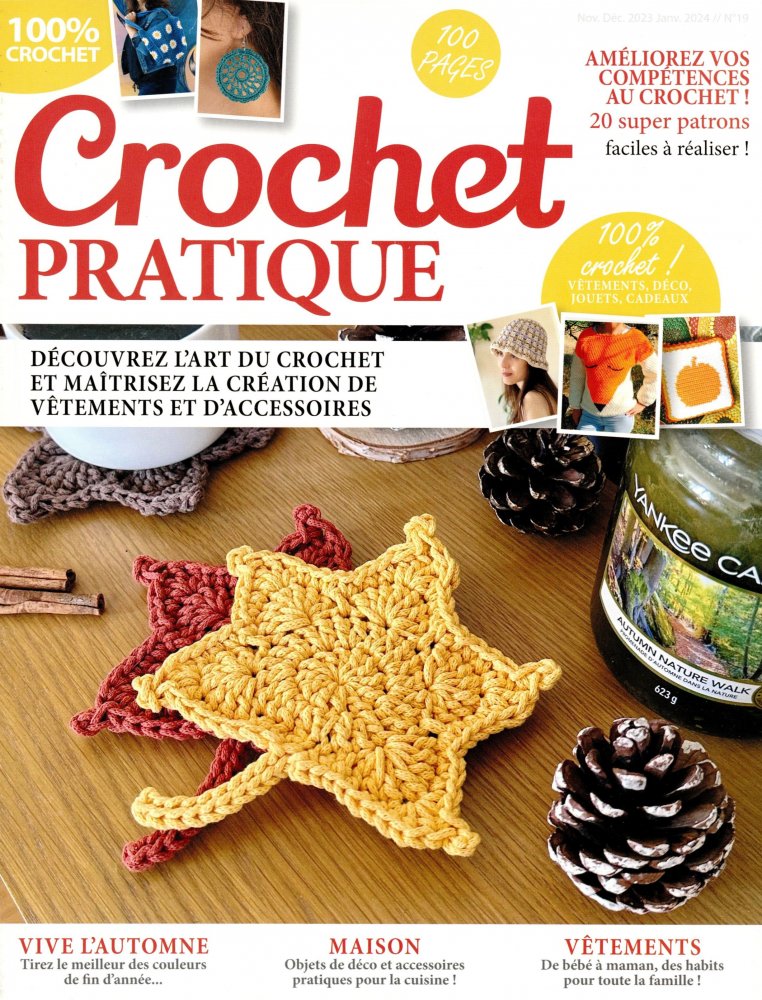 Numéro 19 magazine Crochet Pratique
