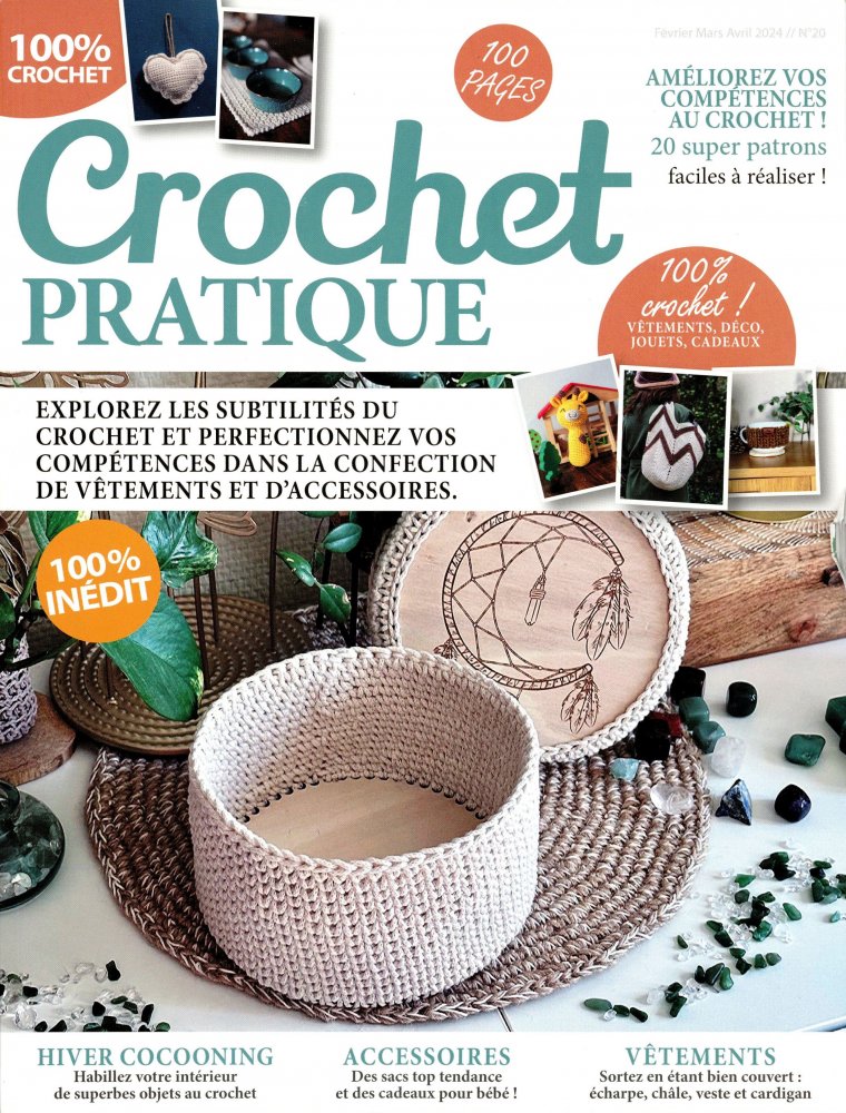 Numéro 20 magazine Crochet Pratique