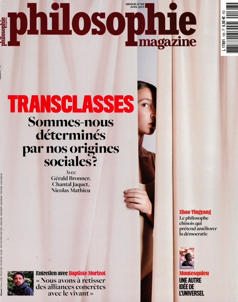 Numéro 168 magazine Philosophie Magazine