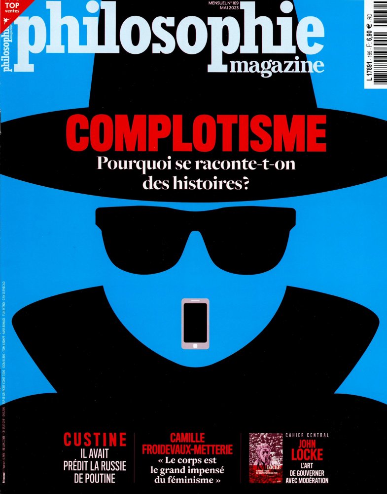 Numéro 169 magazine Philosophie Magazine