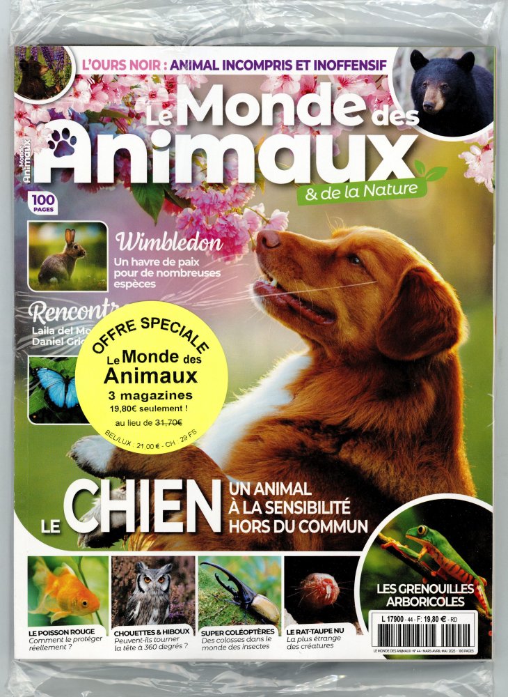 Numéro 44 magazine Le Monde des Animaux (Pack)