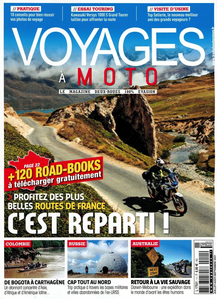 Numéro 11 magazine Voyages à Moto par Trail Adventure