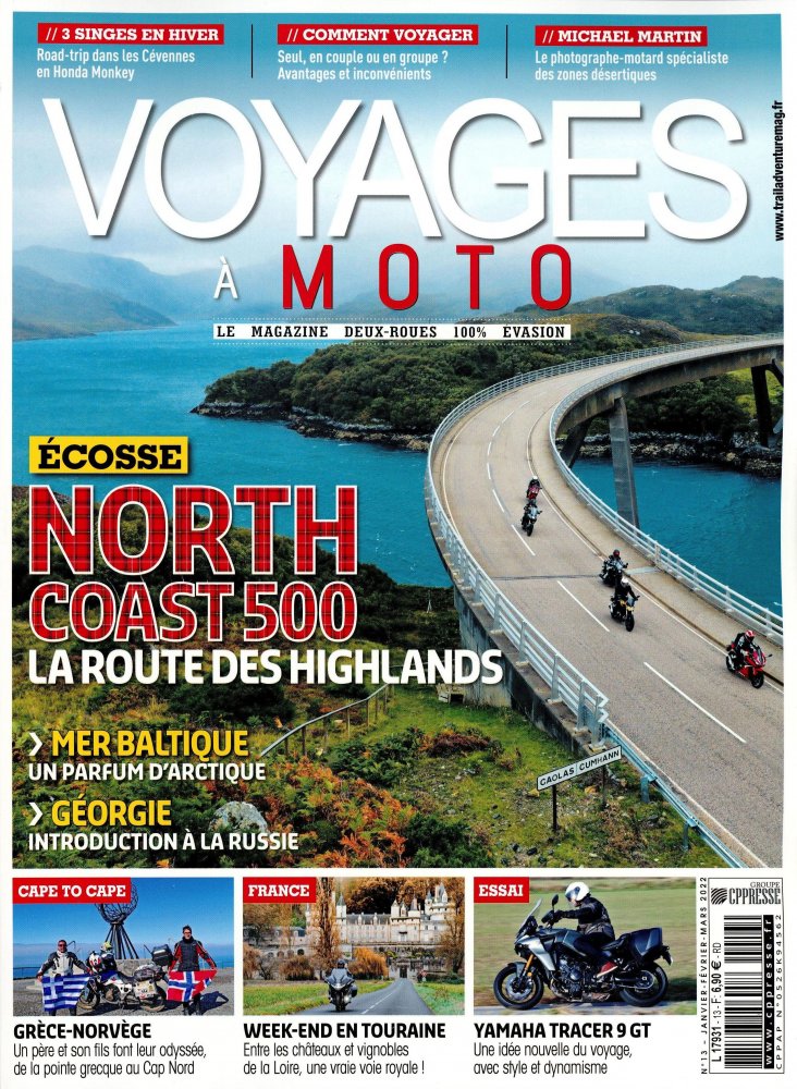 Numéro 13 magazine Voyages à Moto par Trail Adventure