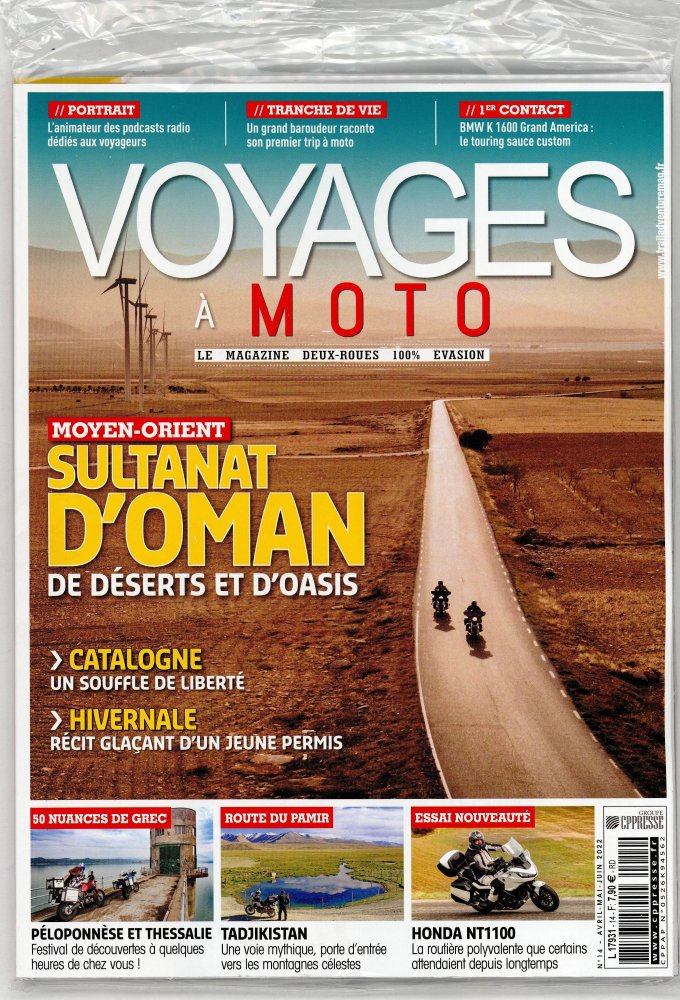 Numéro 14 magazine Voyages à Moto par Trail Adventure