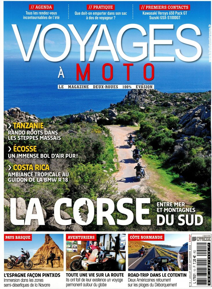 Numéro 15 magazine Voyages à Moto par Trail Adventure