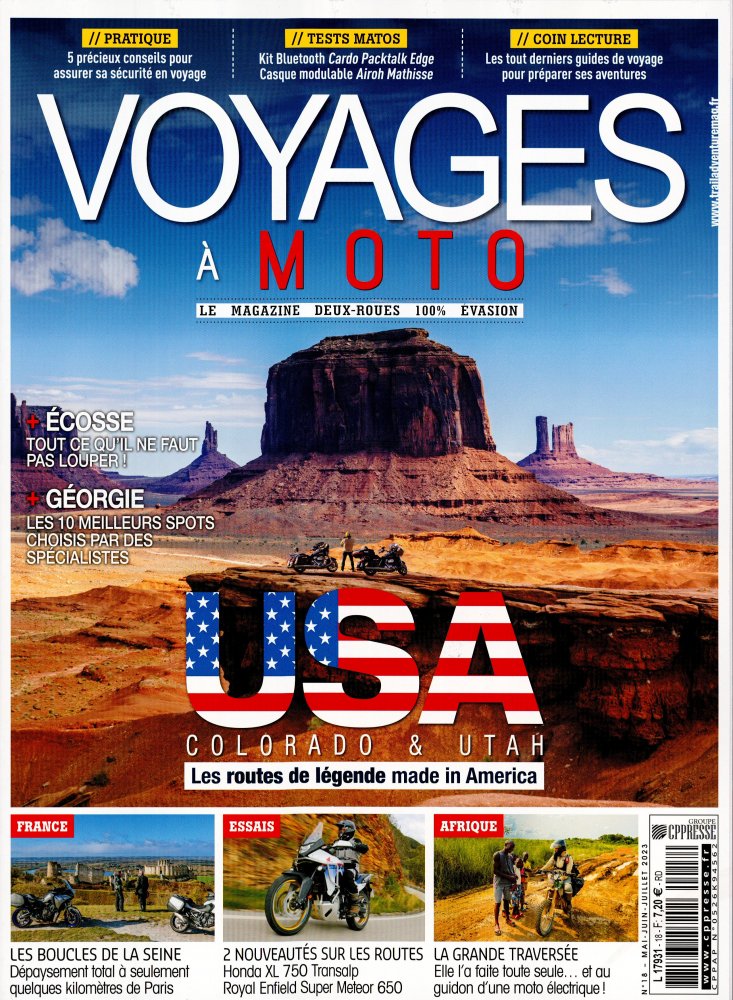 Numéro 18 magazine Voyages à Moto par Trail Adventure