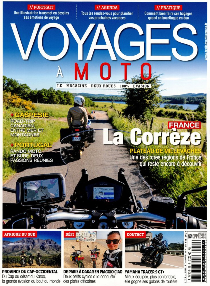 Numéro 19 magazine Voyages à Moto par Trail Adventure