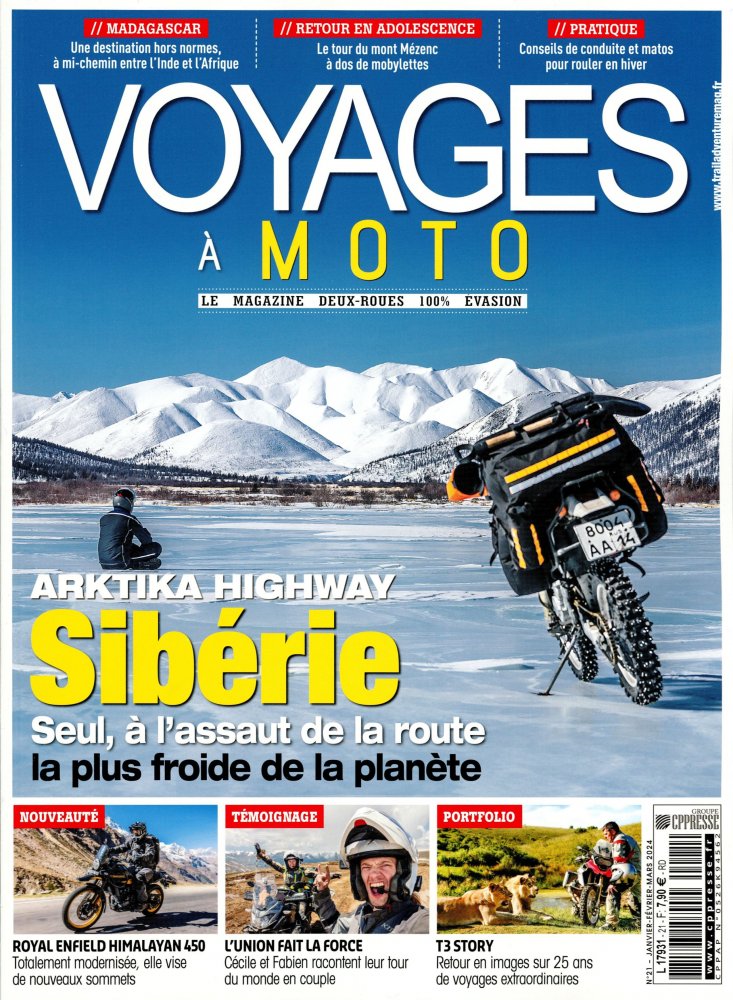 Numéro 21 magazine Voyages à Moto par Trail Adventure