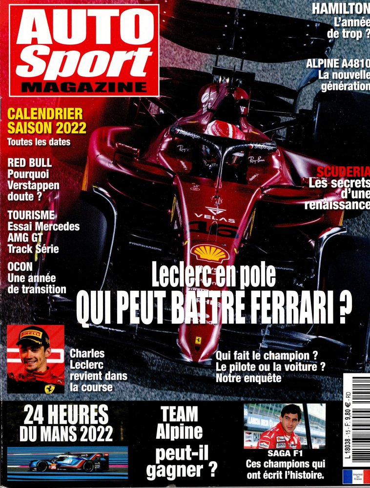 magazine Auto Sport Magazine vendu au numéro
