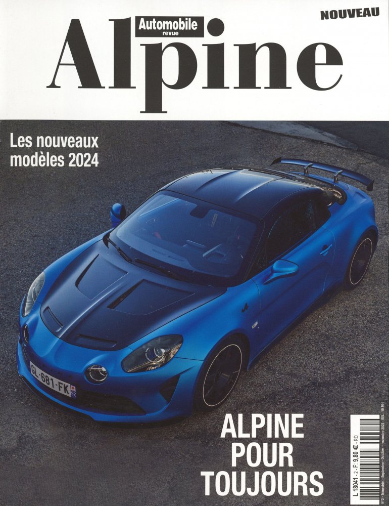 Numéro 2 magazine Automobile Revue Alpine