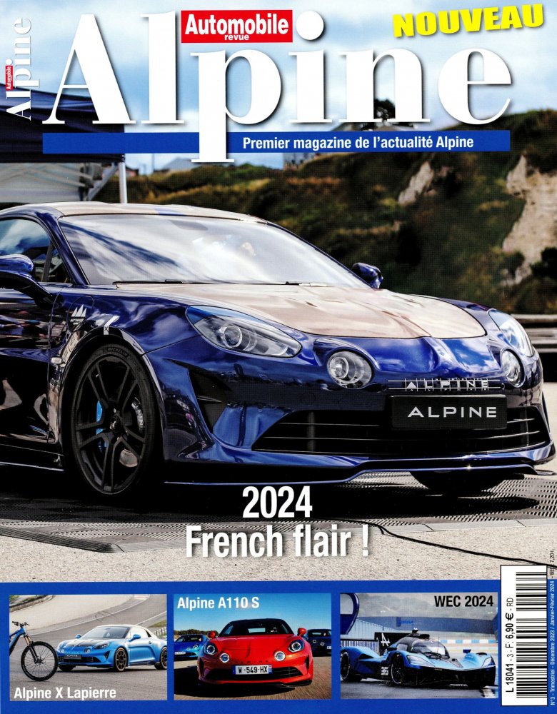 Numéro 3 magazine Automobile Revue Alpine