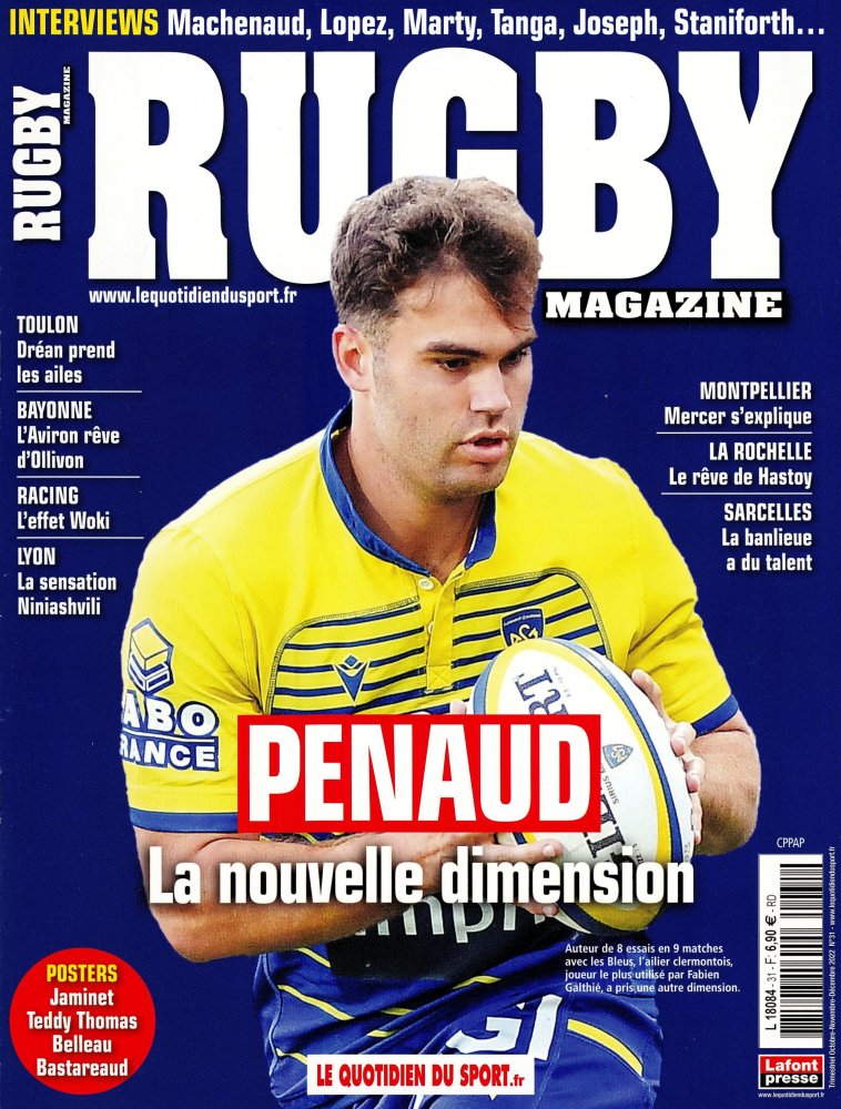 Numéro 31 magazine Rugby Magazine