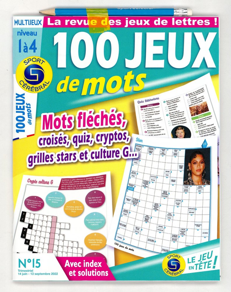 Numéro 15 magazine SC 100 Jeux De Mots