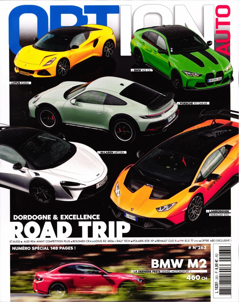 Numéro 263 magazine Option Auto