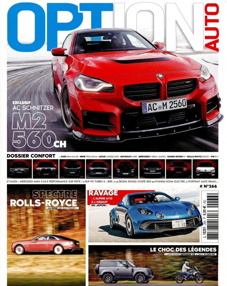 Numéro 266 magazine Option Auto