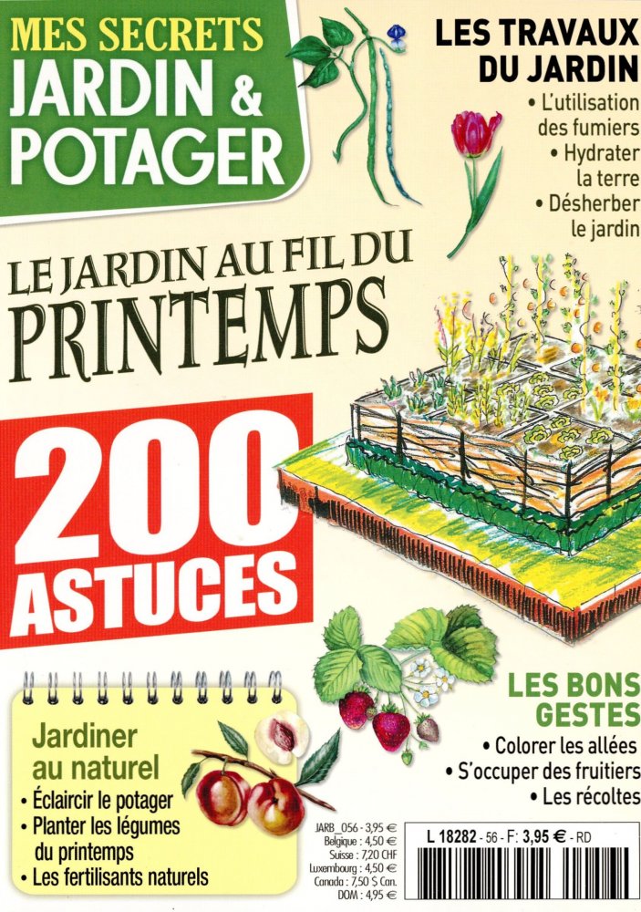 Numéro 56 magazine Mes Secrets Jardin & Potager
