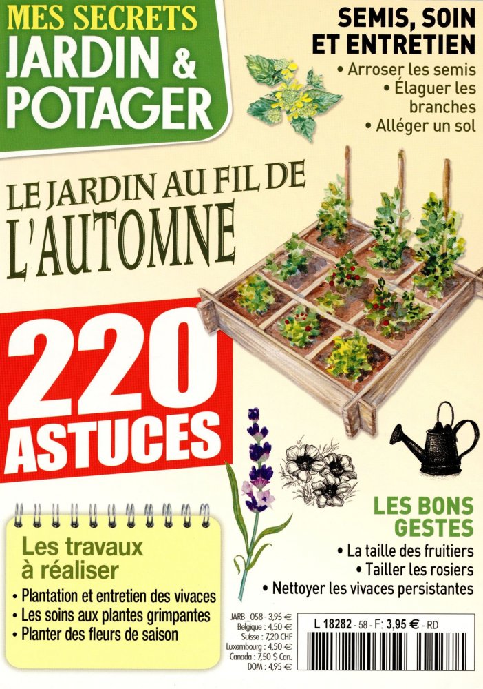 Numéro 58 magazine Mes Secrets Jardin & Potager