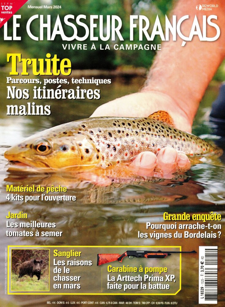 Numéro 1525 magazine Le Chasseur Français