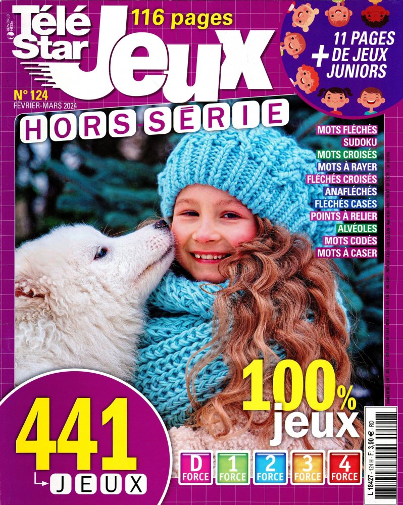 Numéro 124 magazine Télé Star Jeux Hors-Série