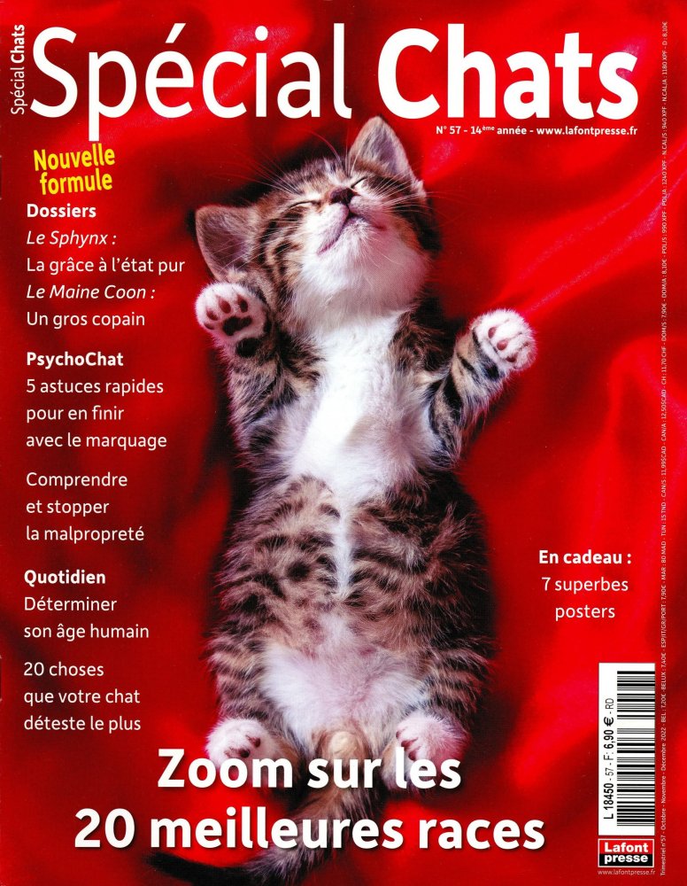 Numéro 57 magazine Spécial Chats