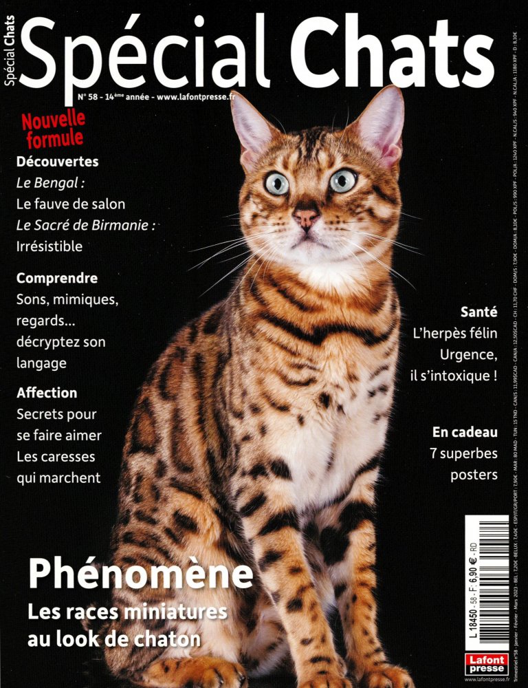 Numéro 58 magazine Spécial Chats