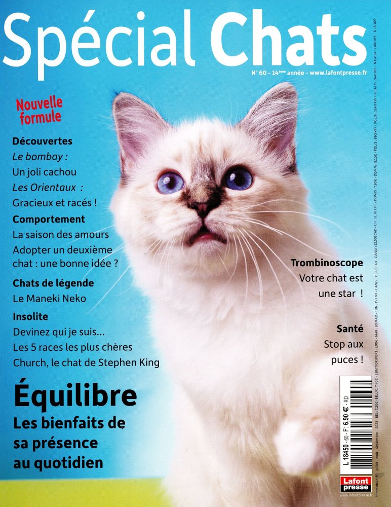 Numéro 60 magazine Spécial Chats