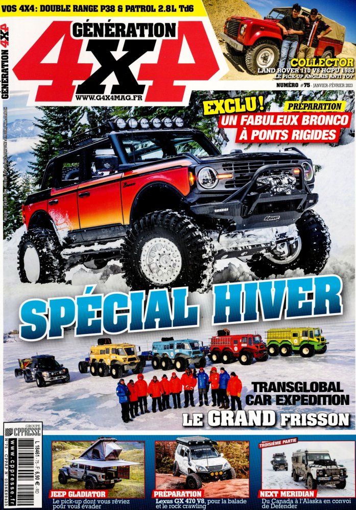 Numéro 75 magazine Génération 4x4