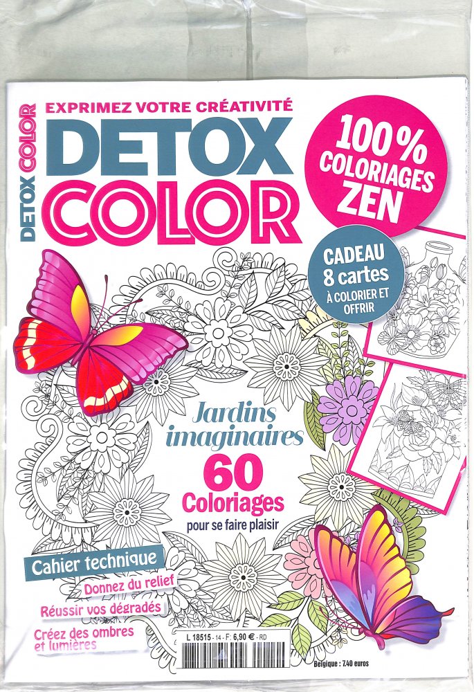 Numéro 14 magazine Détox Color + un 2ème Magazine Offert