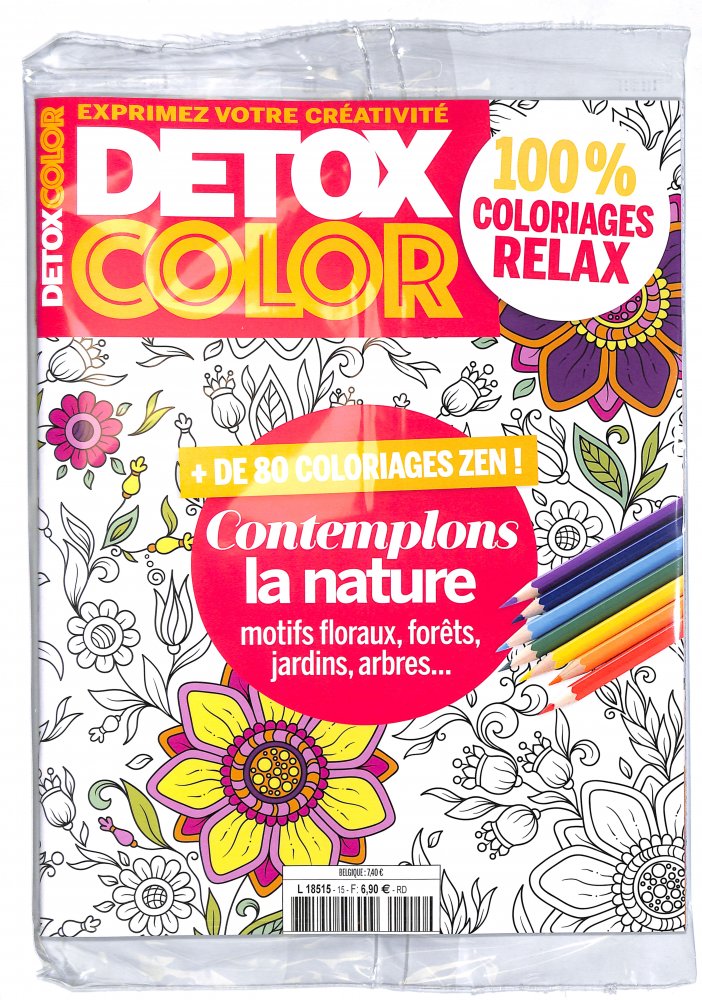 Numéro 15 magazine Détox Color + un 2ème Magazine Offert