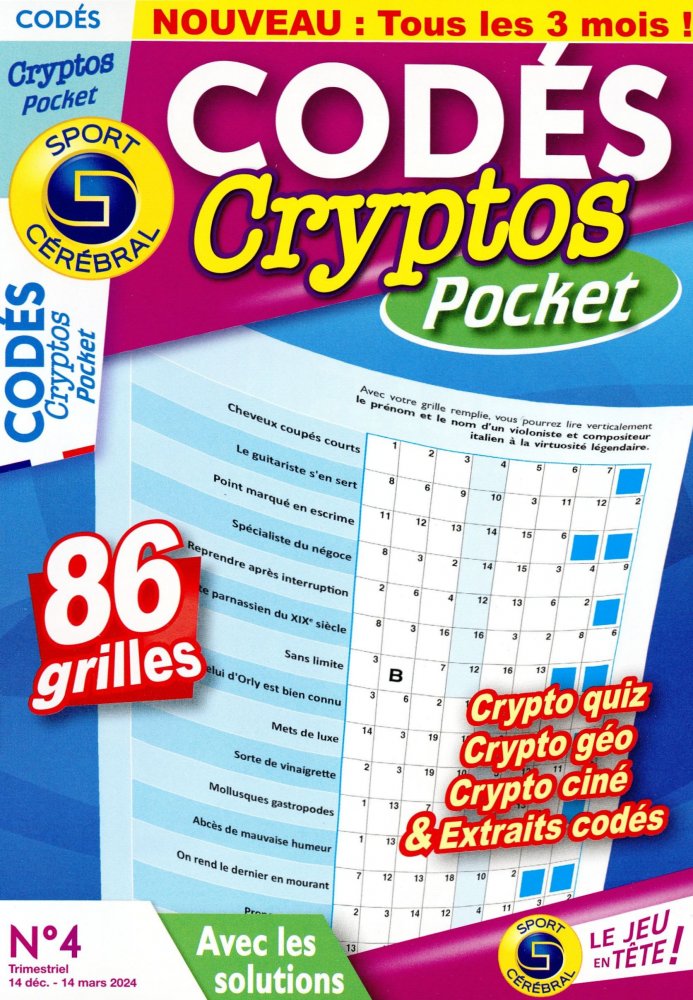 Numéro 4 magazine SC Codé Cryptos Pocket