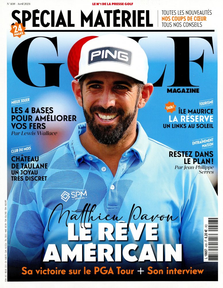 Numéro 408 magazine Golf Magazine
