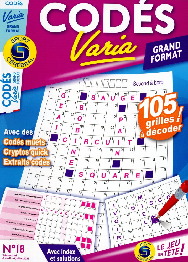 Numéro 18 magazine SC Codés Varia Grand Format