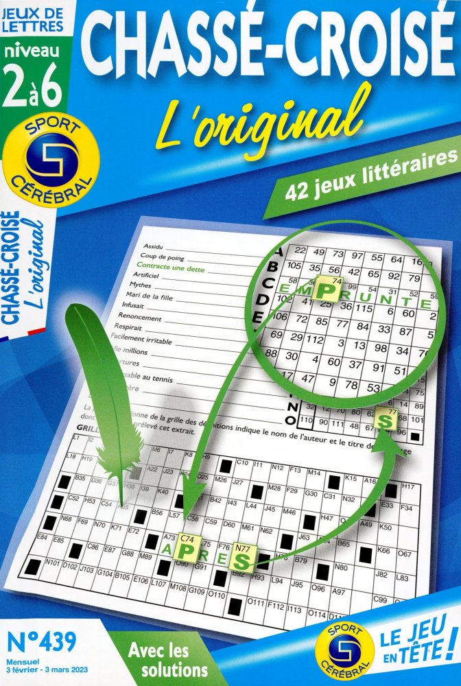 Numéro 439 magazine SC Chassé-Croisé L'original Niv 2 à 6