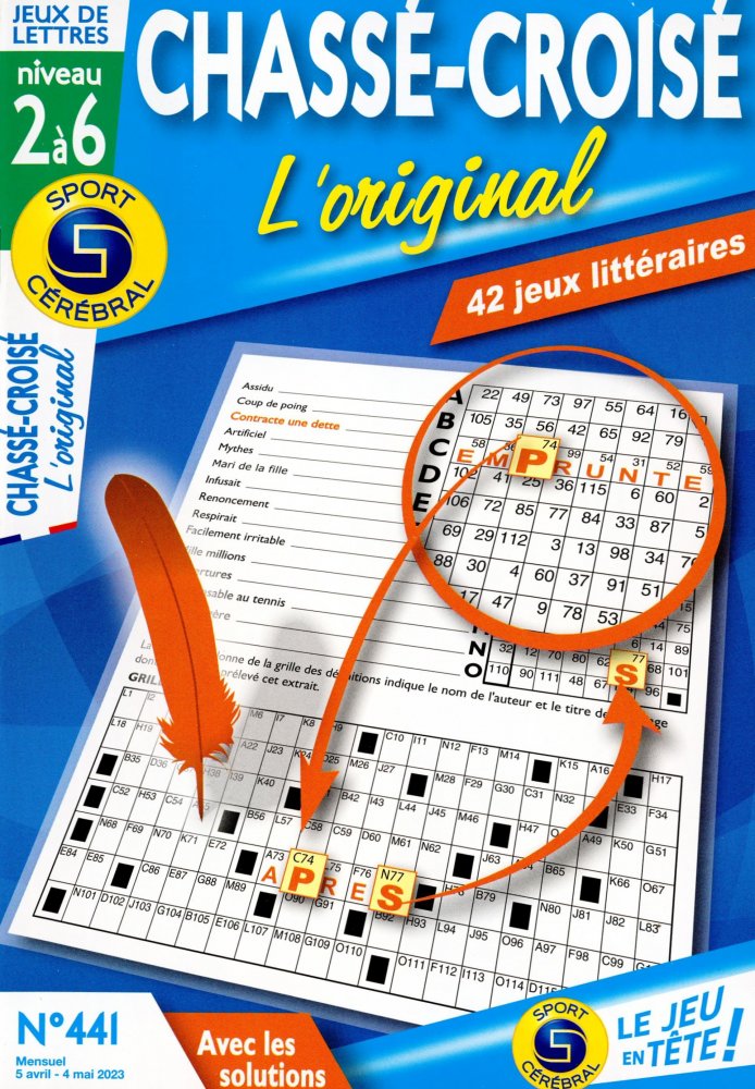 Numéro 441 magazine SC Chassé-Croisé L'original Niv 2 à 6