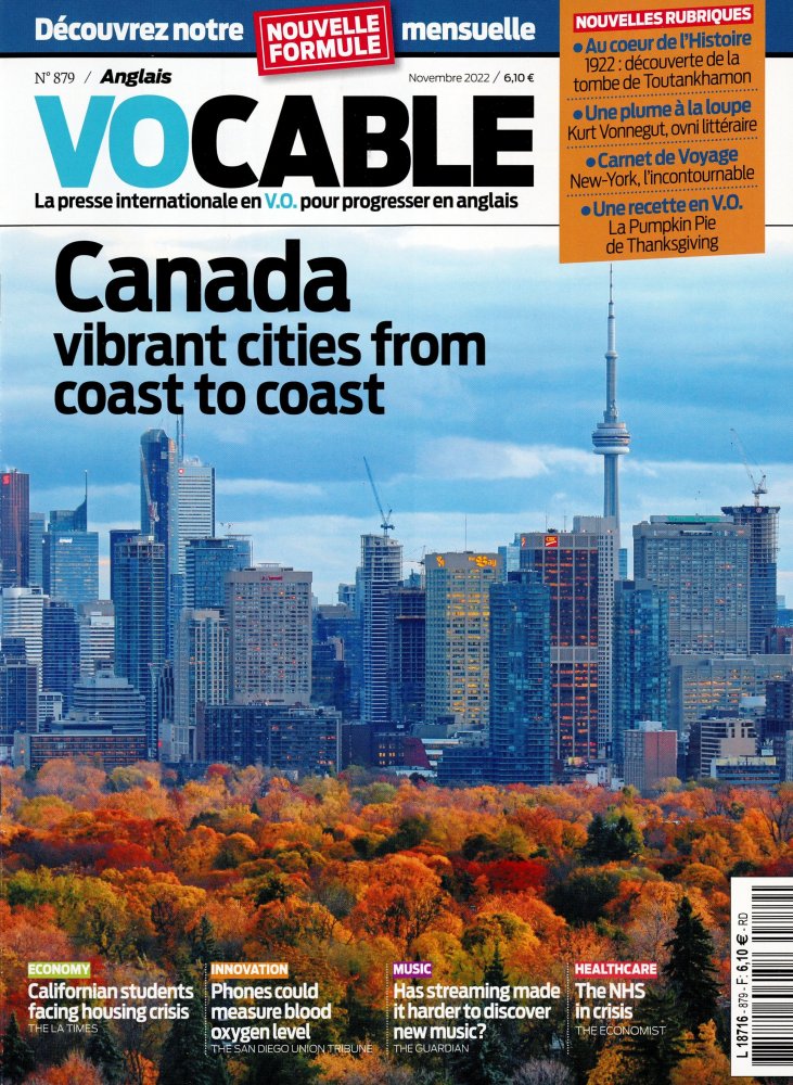 Numéro 879 magazine Vocable Anglais