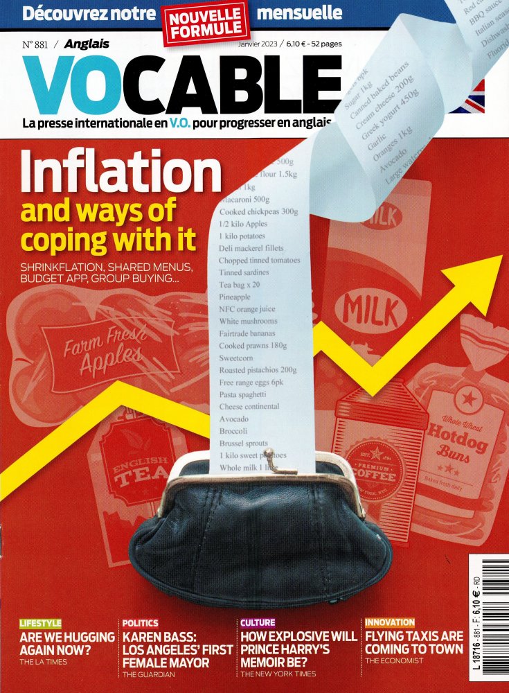 Numéro 881 magazine Vocable Anglais