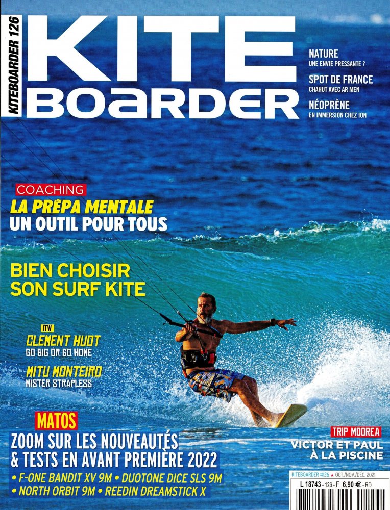 Numéro 126 magazine Kite Boarder