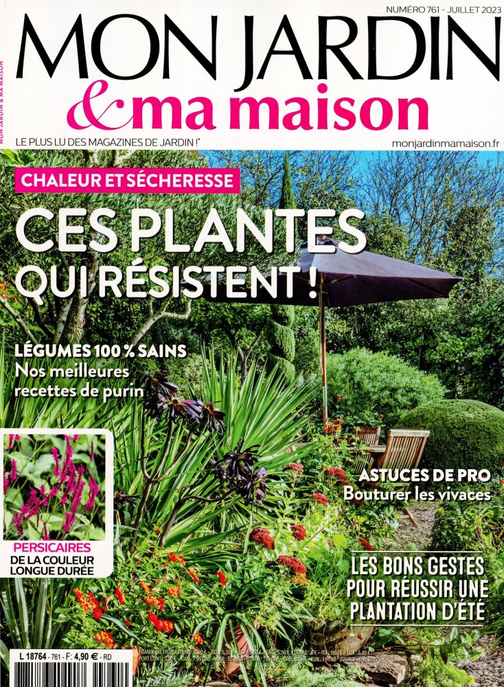 Numéro 761 magazine Mon Jardin & ma maison