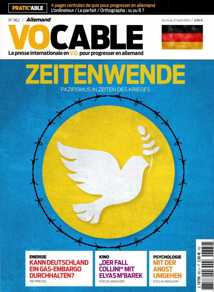 Numéro 862 magazine Vocable Allemand