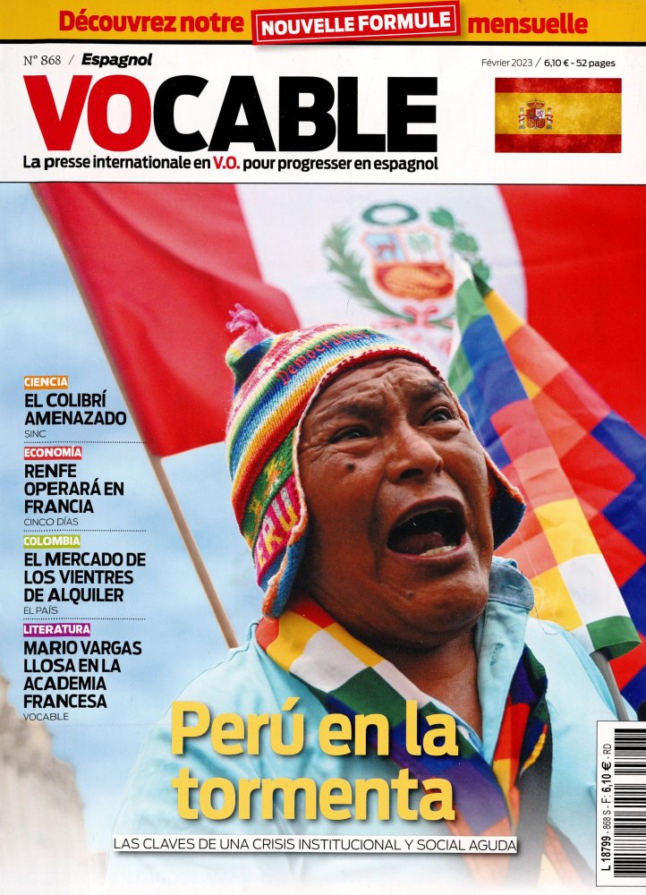 Numéro 868 magazine Vocable Espagnol