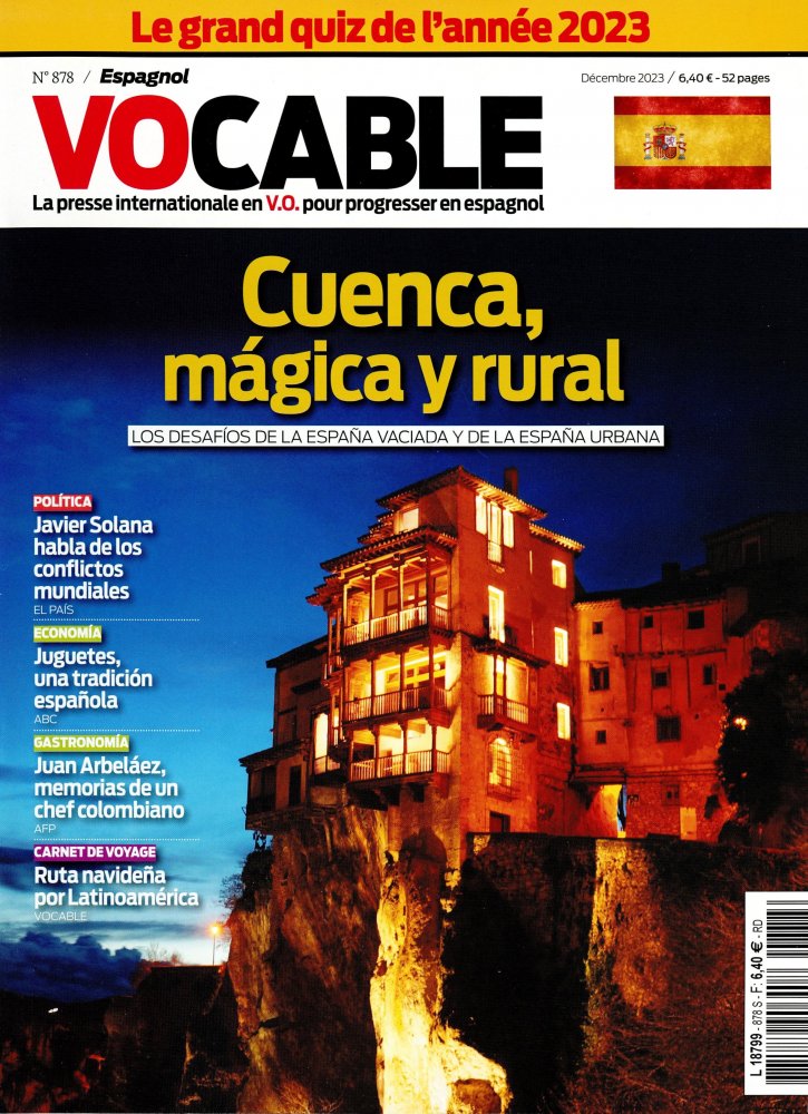 Numéro 878 magazine Vocable Espagnol