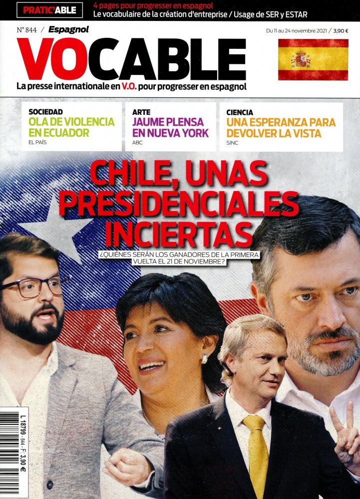 Numéro 844 magazine Vocable Espagnol