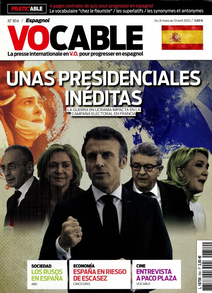 Numéro 854 magazine Vocable Espagnol