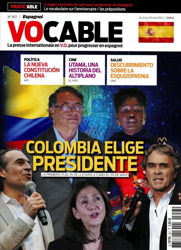 Numéro 857 magazine Vocable Espagnol
