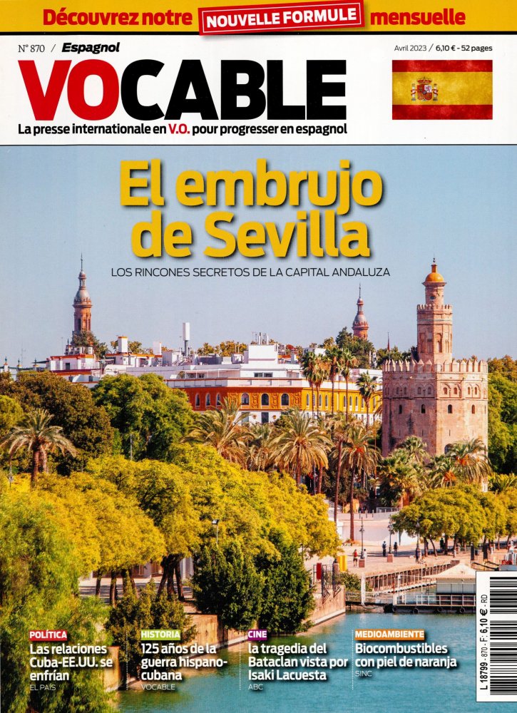 Numéro 870 magazine Vocable Espagnol