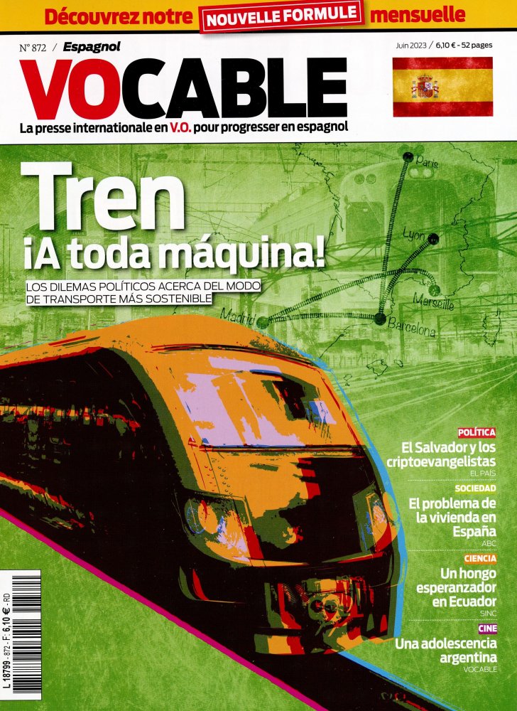 Numéro 872 magazine Vocable Espagnol